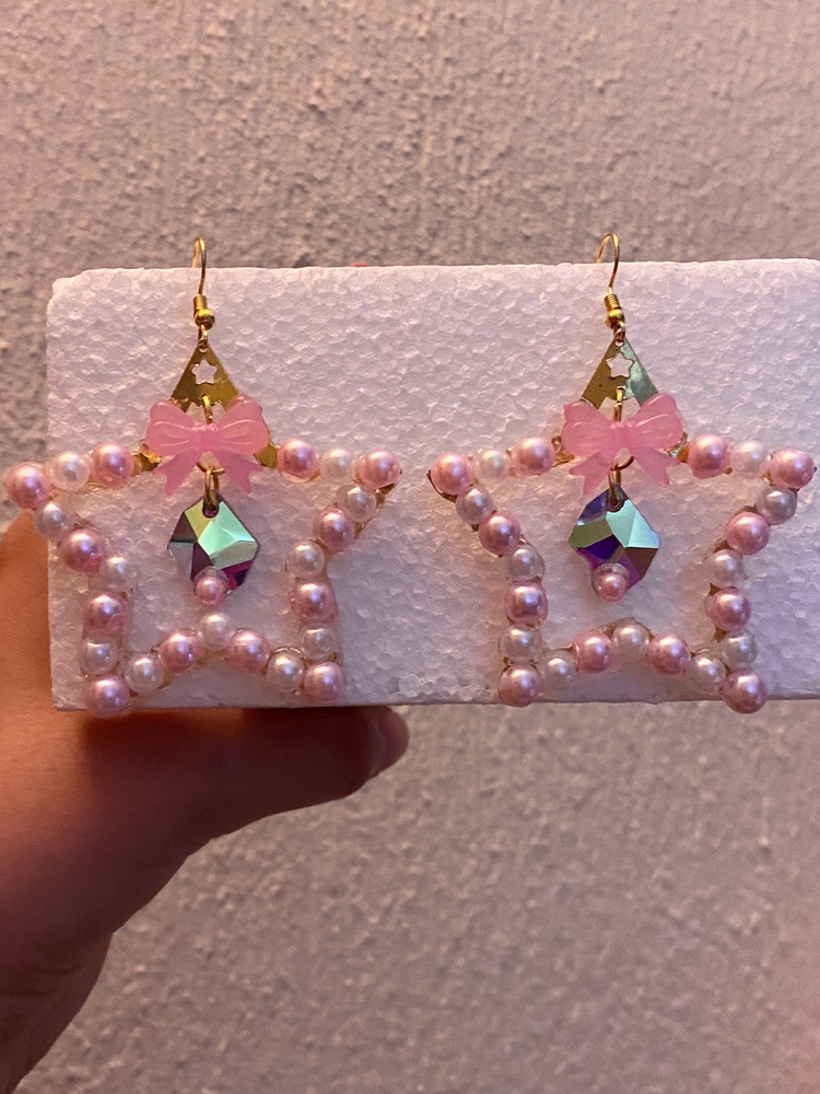Pinkstar Küpe