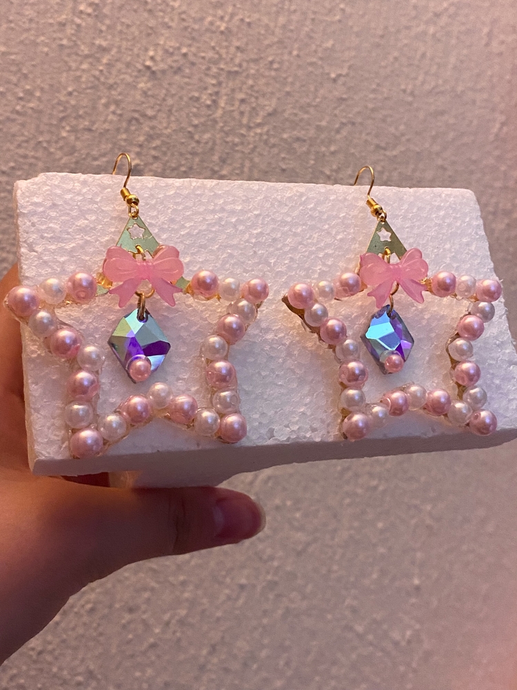 Pinkstar Küpe