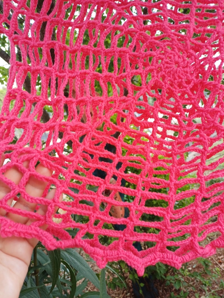 Örümcek Ağı Bluz (Pink)