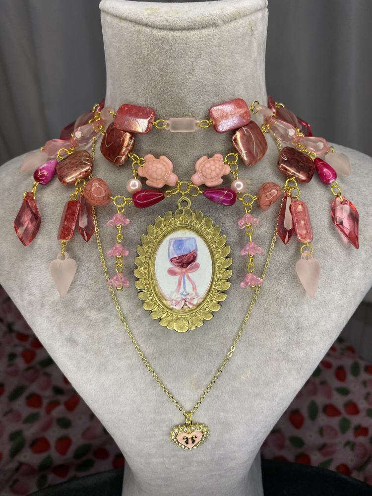 Cherry Rosette
