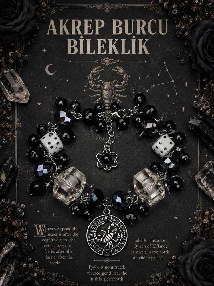 Akrep Burcu Bileklik