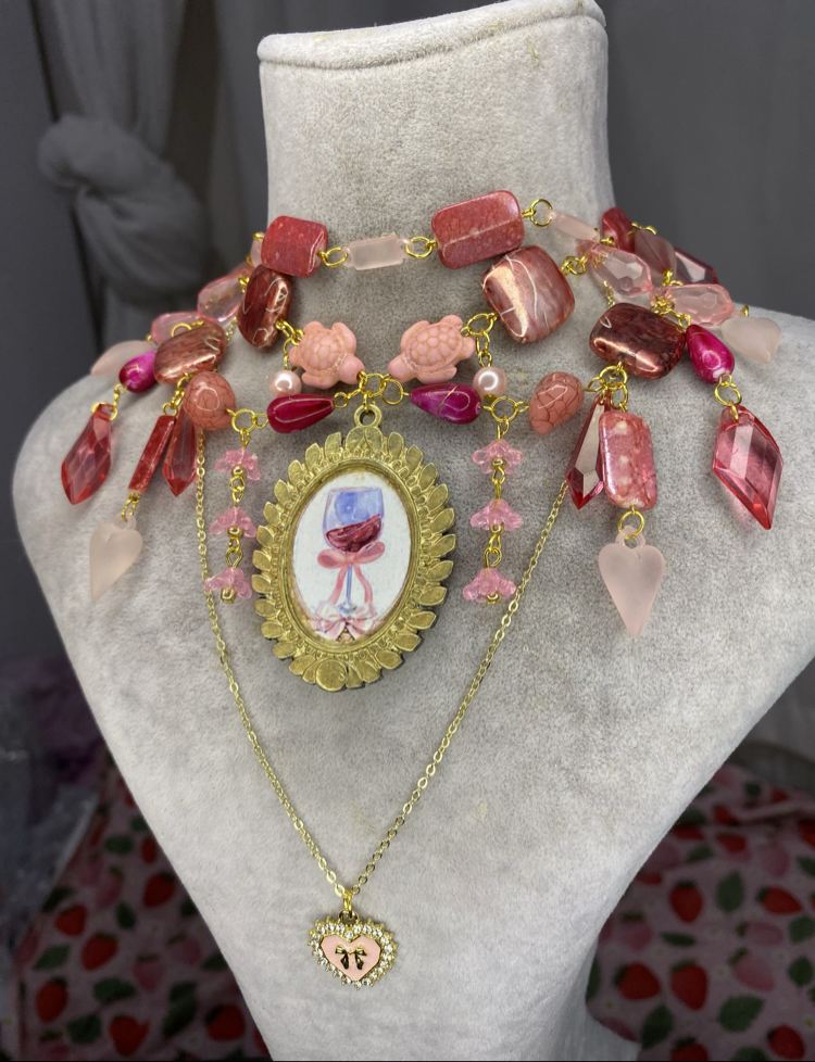 Cherry Rosette