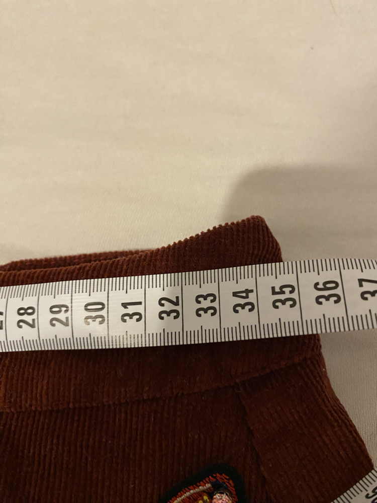 Kiremit y2k kadife kısa etek