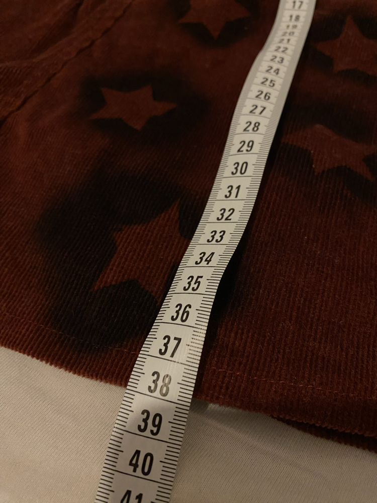 Kiremit y2k kadife kısa etek