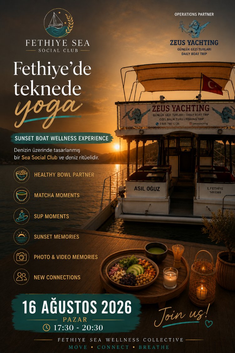 Sea Social Club | Sunset Boat Wellness Experience | Fethiye