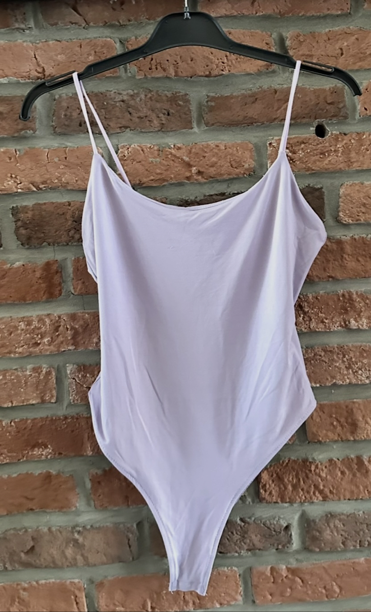 Lila çıtlı body