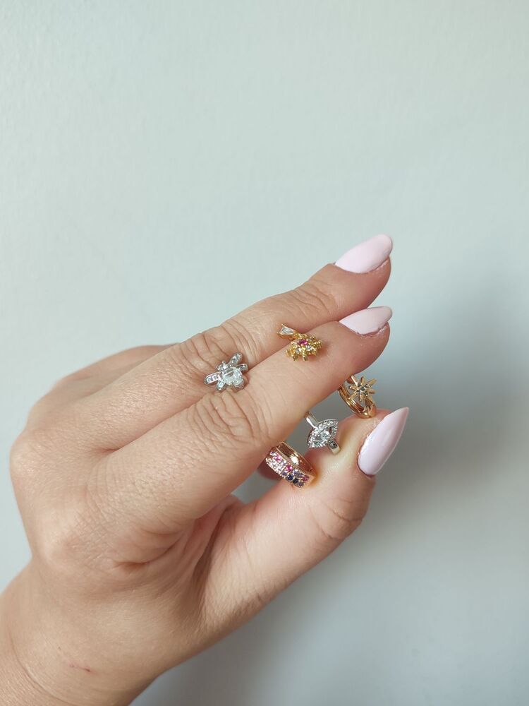 Taşlı Göz/Cerrahi Çelik Tragus Küpe