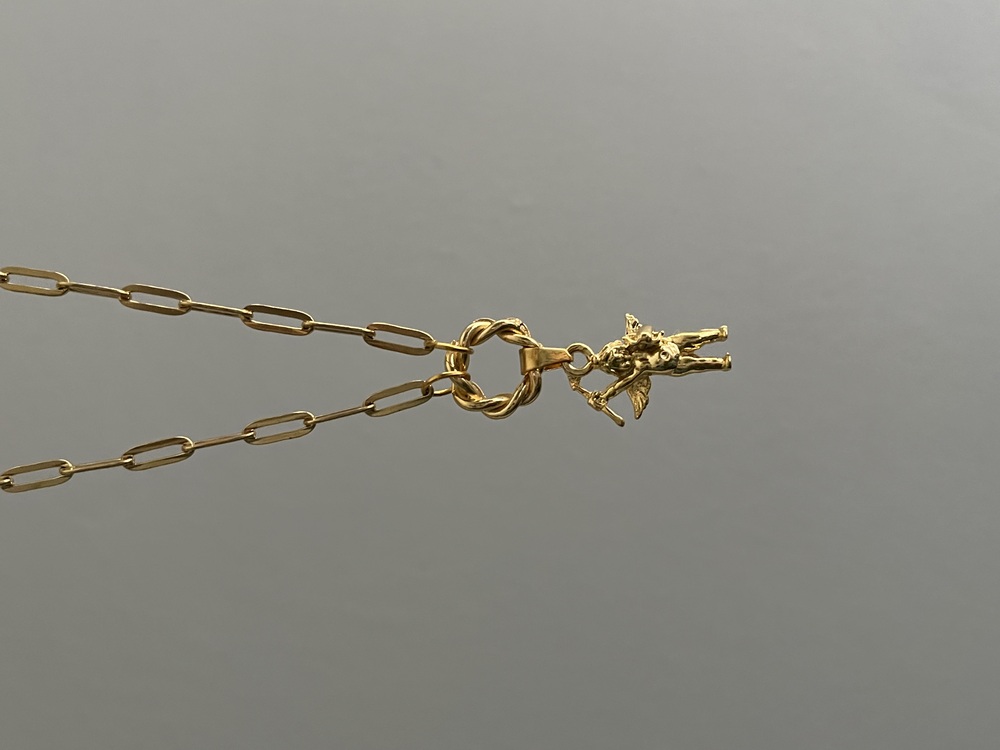 Gold Burgulu Eros Kolye