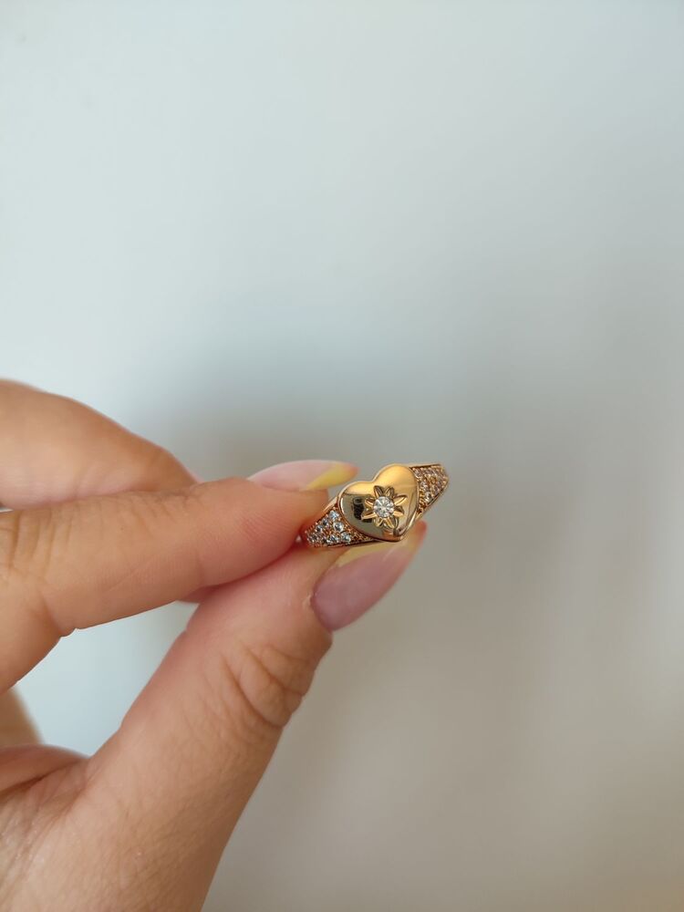 Ayarlanabilir Kalpli Plaka Yüzük