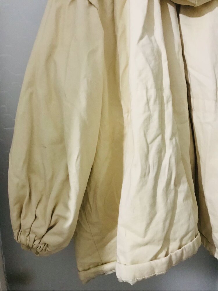 Vintage Unisex Kapşonlu Mont