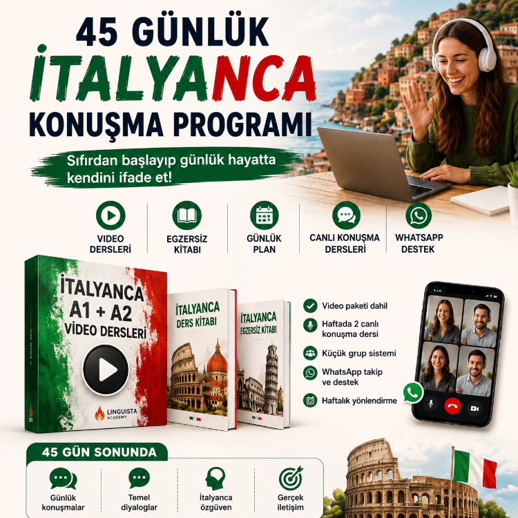 45 Günlük İtalyanca Konuşma Programı
