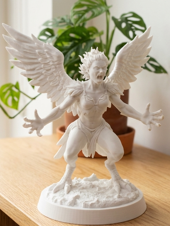 Yunan Mitolojisi Harpy Heykeli