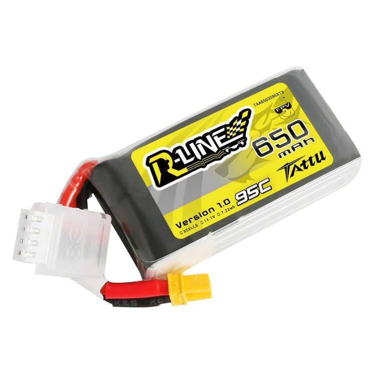 Tattu R-Line 650mAh 3S 11.1V 95C Lipo 