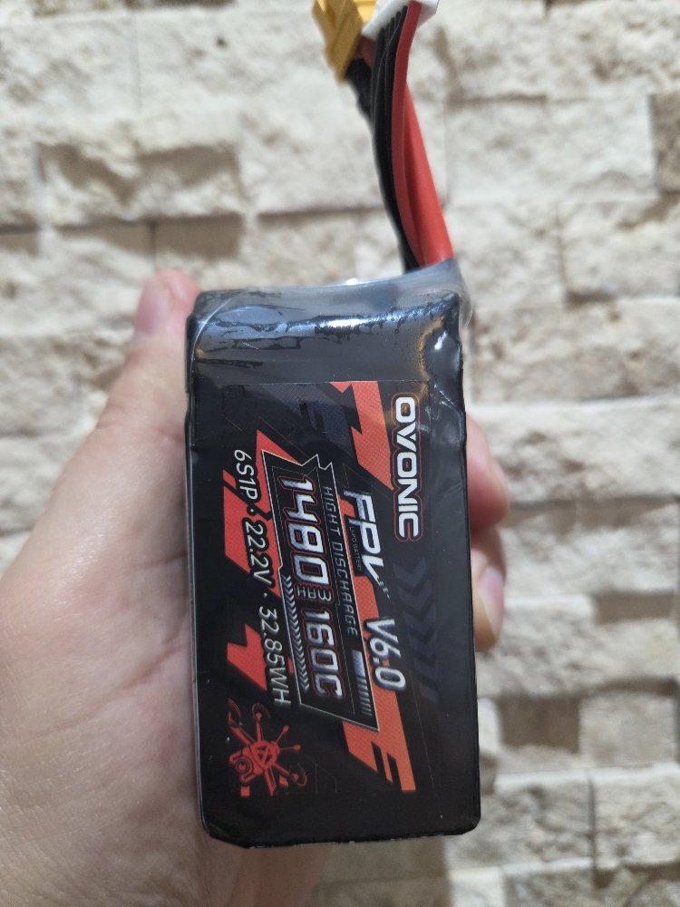 Ovonic 6S 1480mAh 160C 22.2V LiPo Battery