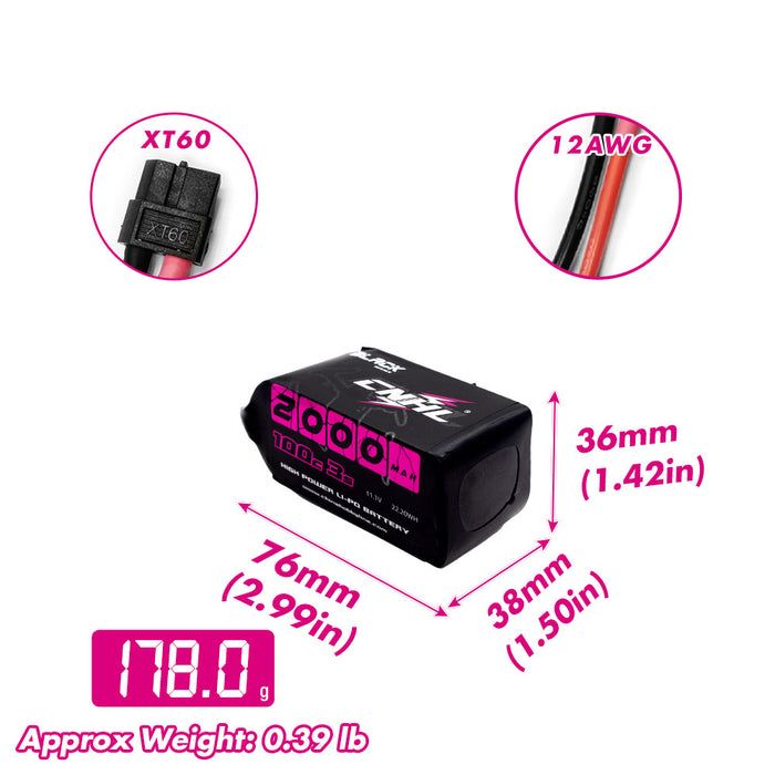  CNHL Black Series 2000mAh 11.1V 3S 100C