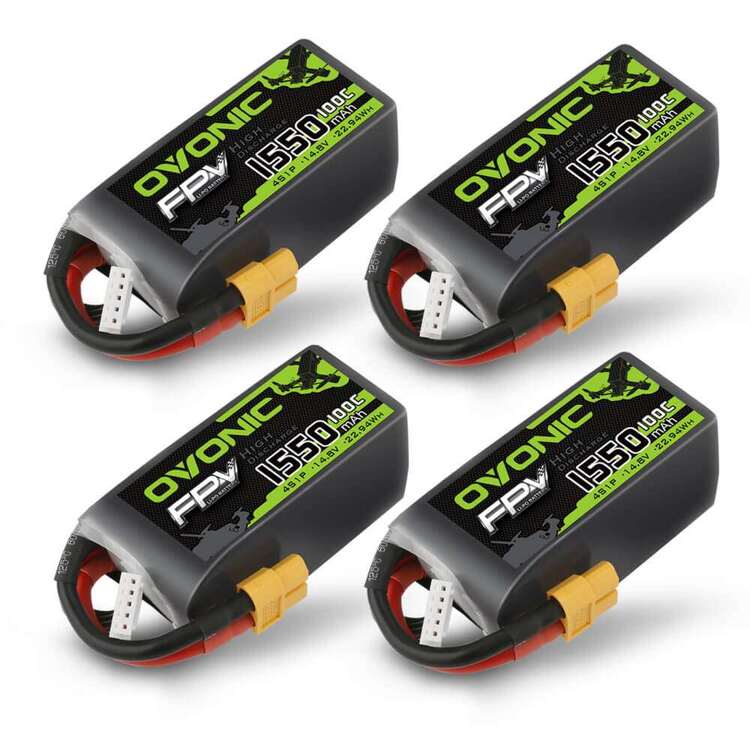 Ovonic 4S Lipo Battery 1550mah 4S1P 100C