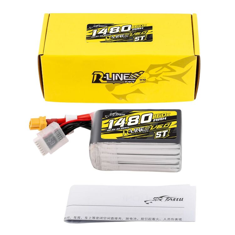 Tattu R-Line V6 1480mAh 6S 160C 