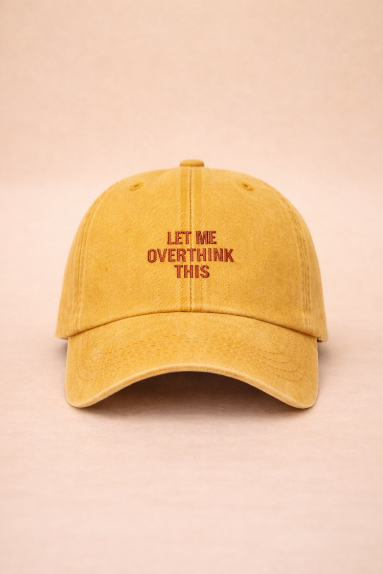 Let me overthink this