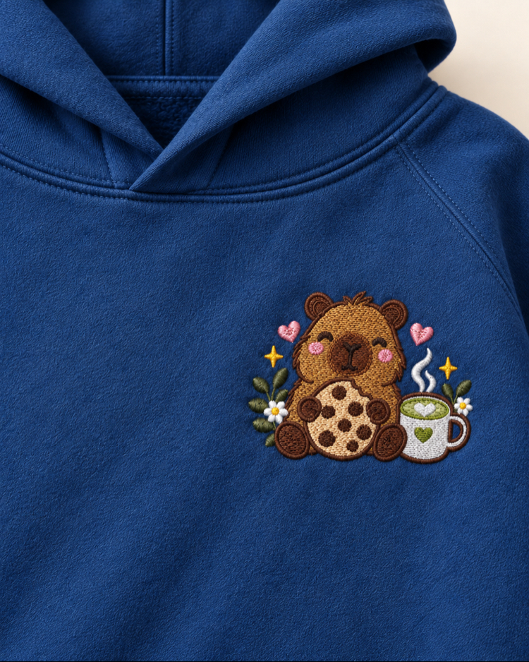 Capybara Matcha ve Cookie Sweatshirt (unisex)