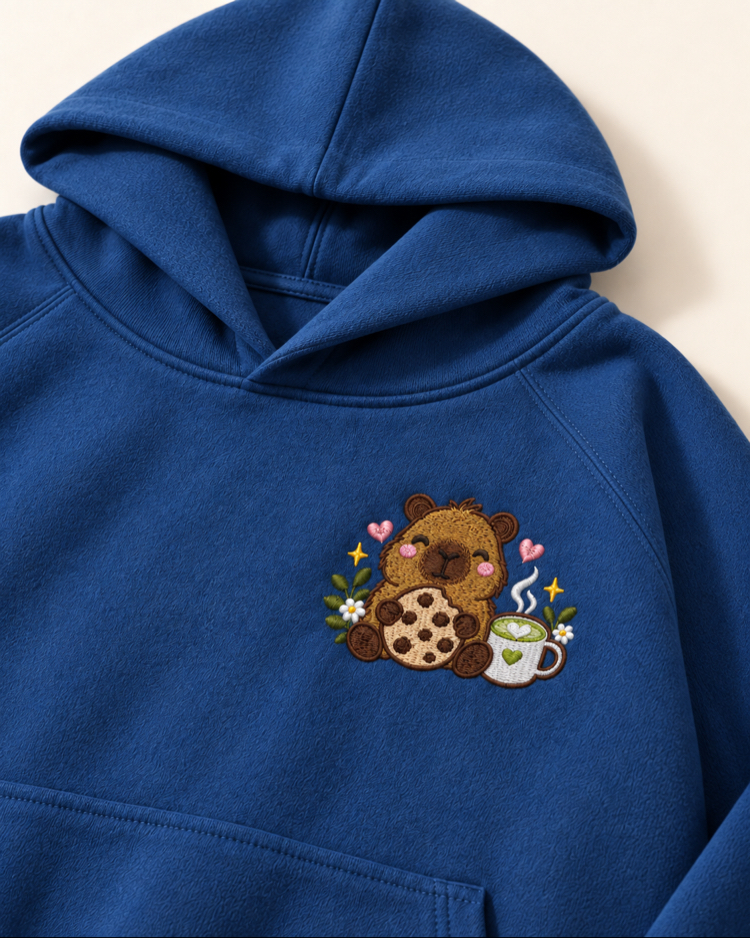 Capybara Matcha ve Cookie Sweatshirt (unisex)