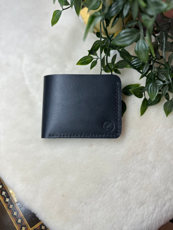 Mister Wallet / Siyah Vegetal Leather