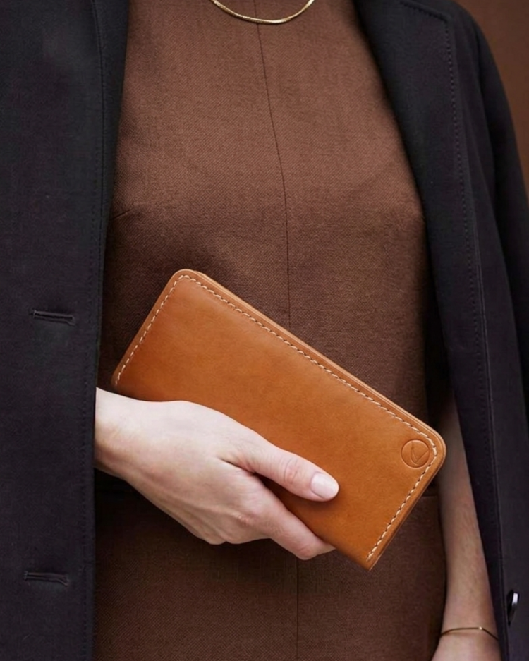 Lithe Long Wallet / Taba Vegetal Leather