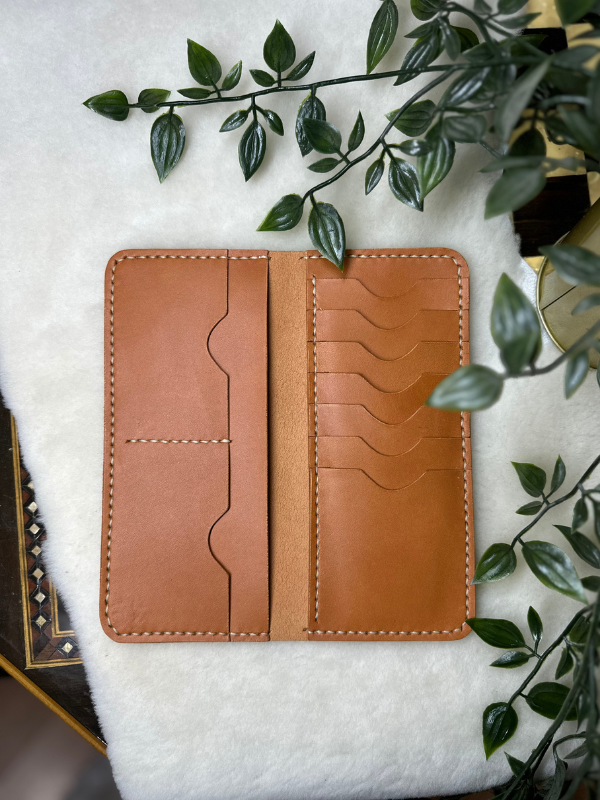 Lithe Long Wallet / Taba Vegetal Leather