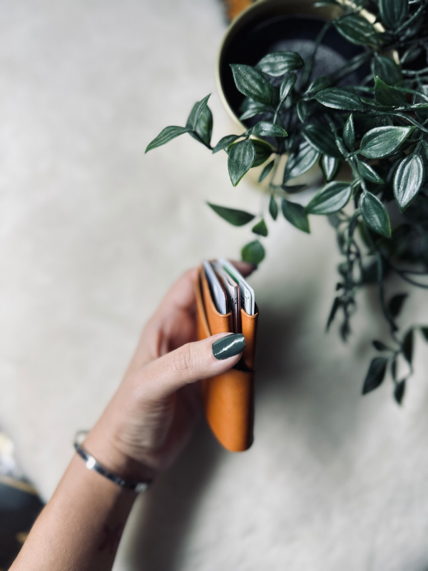 Motley Card Holder / Taba Vegetal Leather