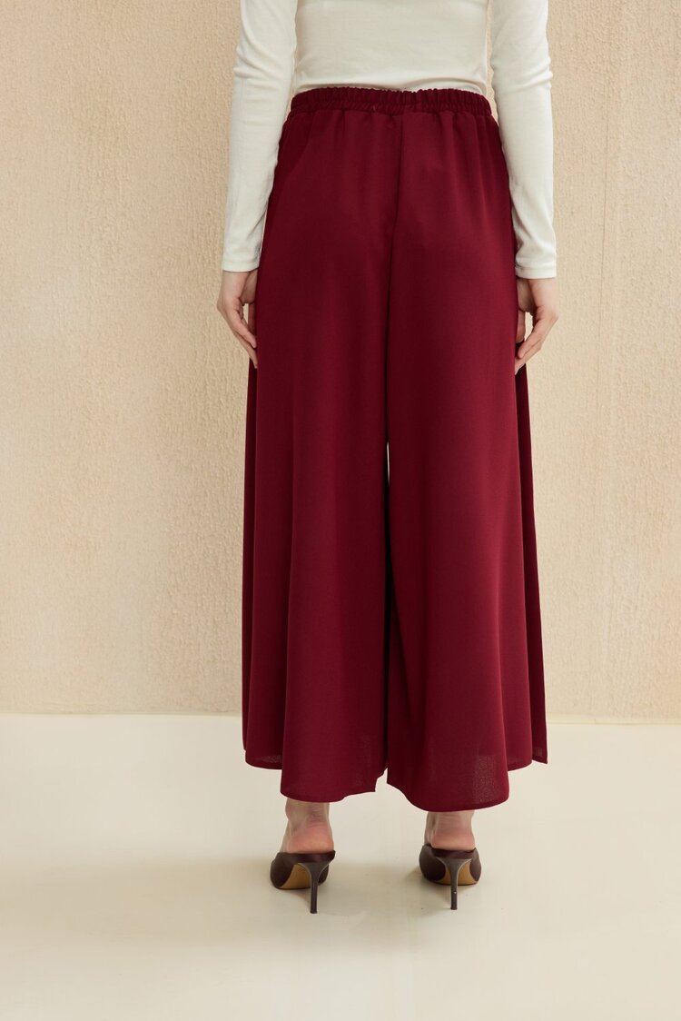 Pantolon Etek - Bordo