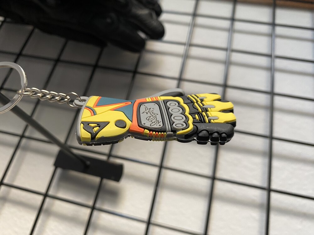 Dainese Full Metal 6 VR46 Eldiven Anahtarlık 3D PVC 