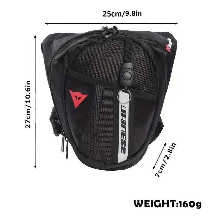 Dainese Karbon Detaylı Bacak Çantası