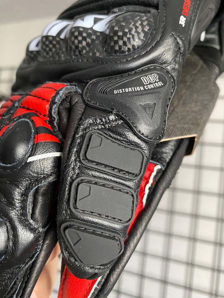 Dainese Druid 4 Lava Red Deri Eldiven 