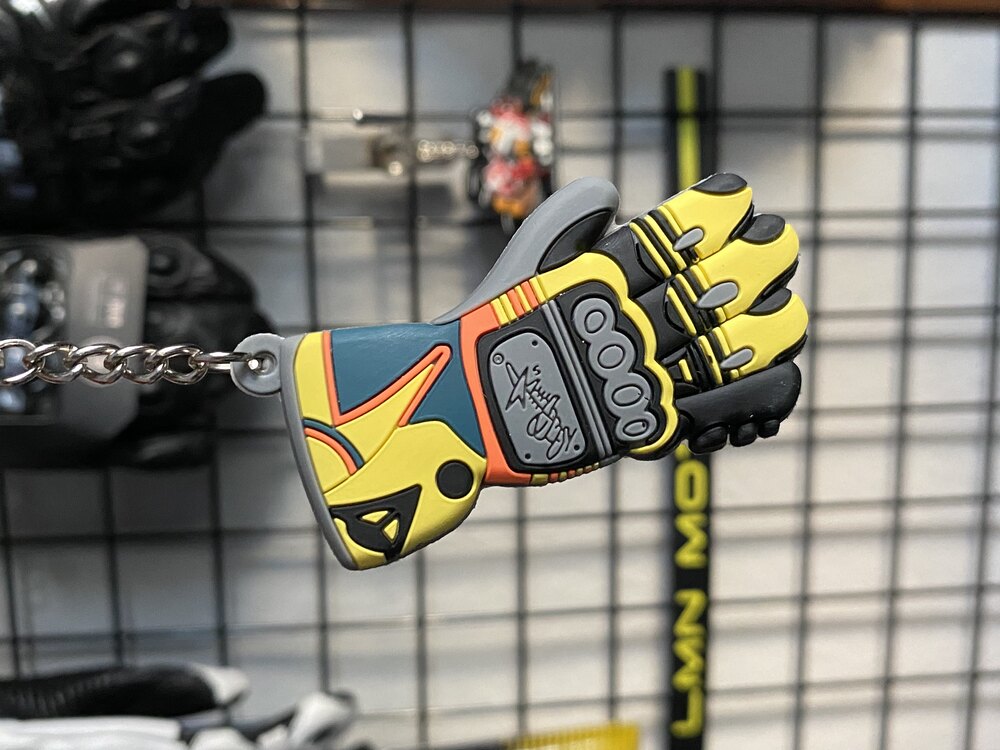 Dainese Full Metal 6 VR46 Eldiven Anahtarlık 3D PVC 