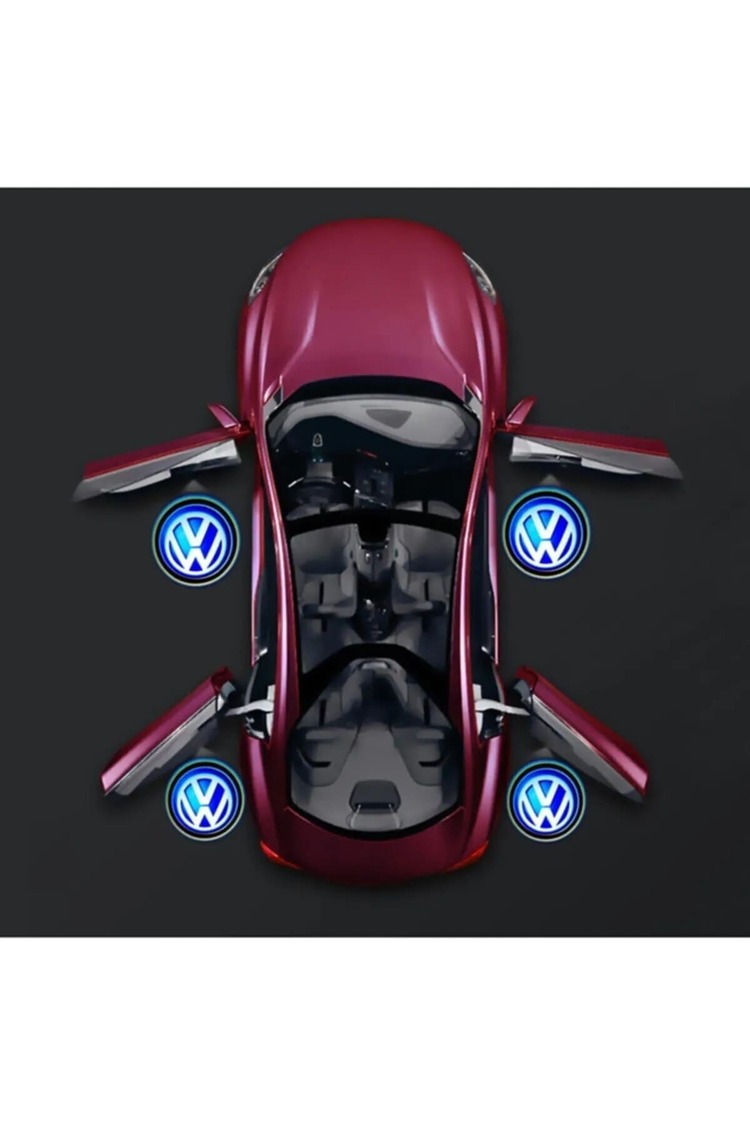 VOLKSWAGEN Kapı altı logo 2 adet