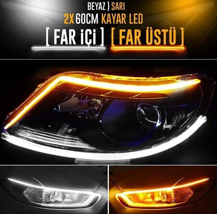 SELAMLAMALI FAR ÜSTÜ LED