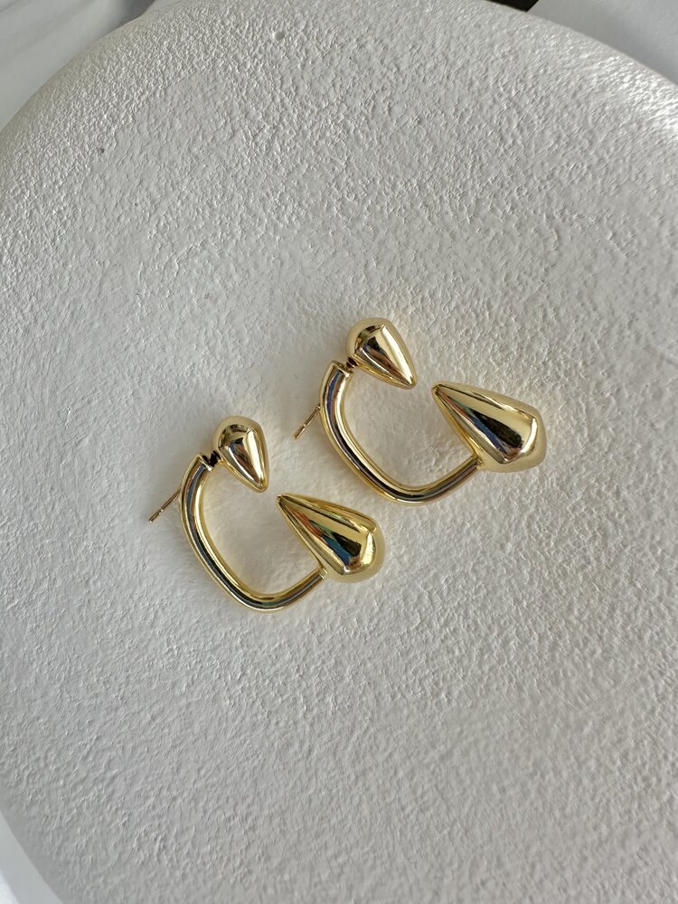 Damla Gold Tasarım Küpe