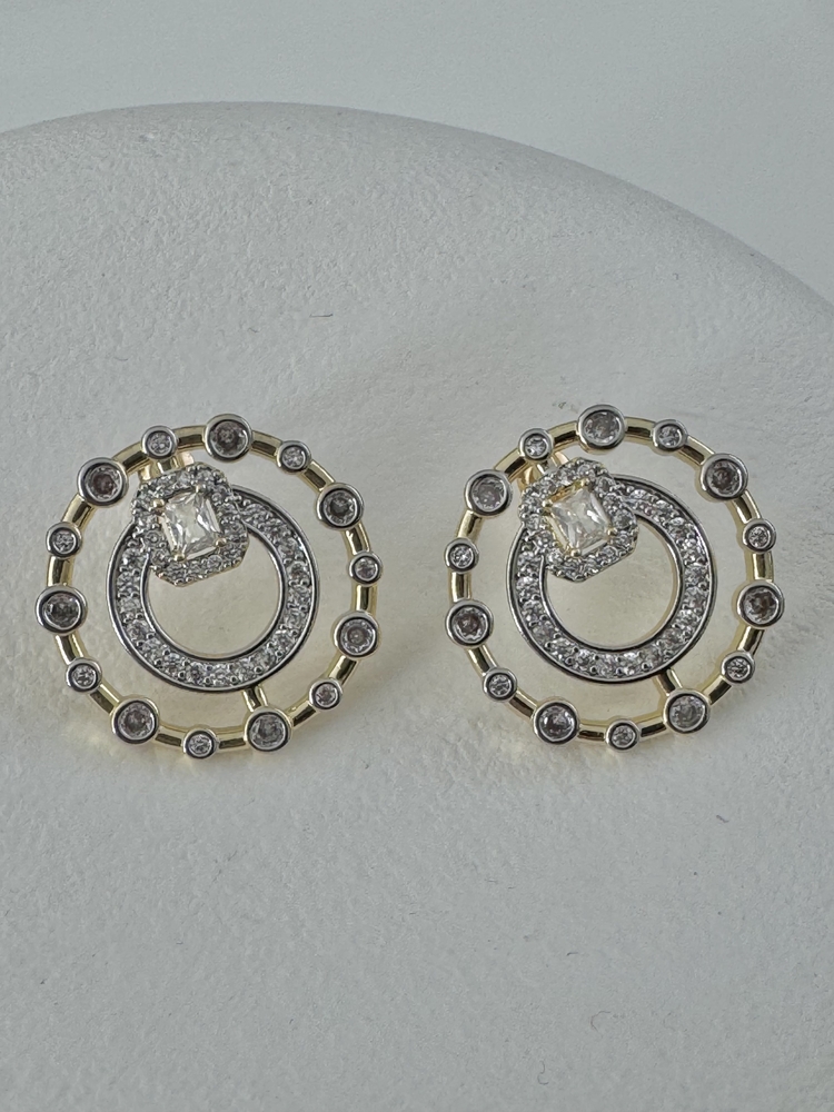 Ring Taşlı Küpe
