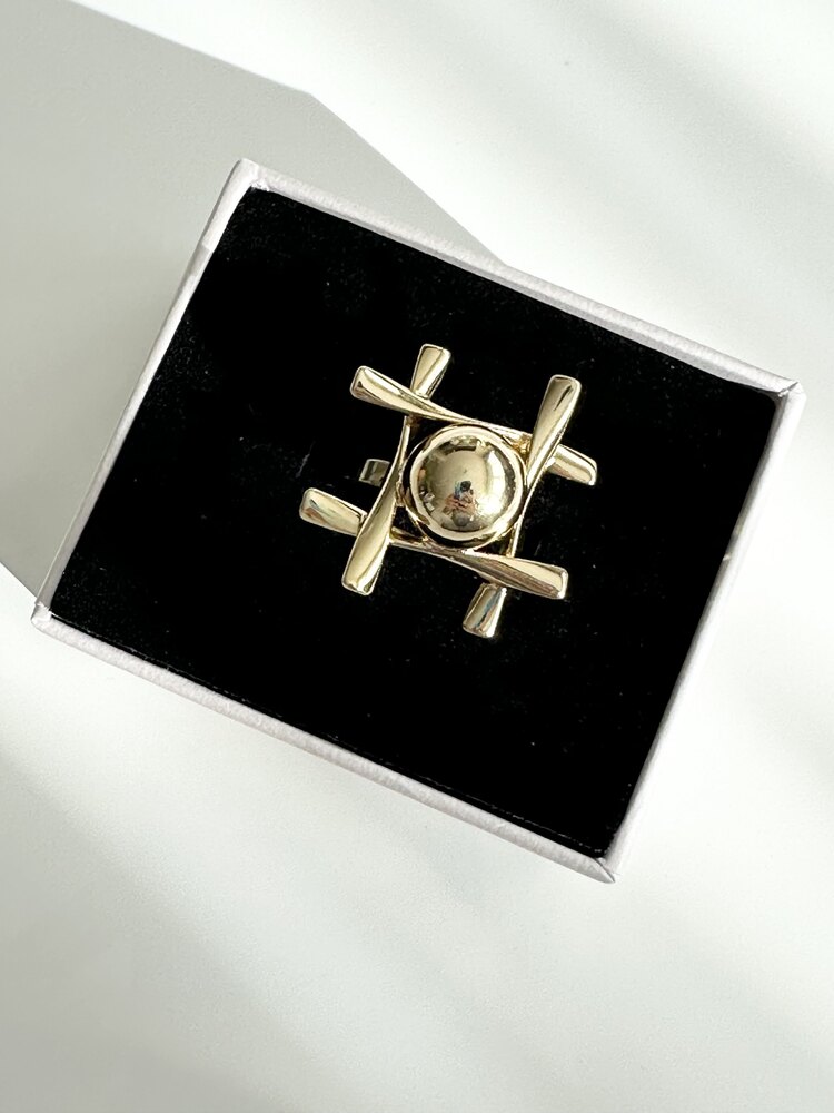 Gold XoXo Tasarım Yüzük 