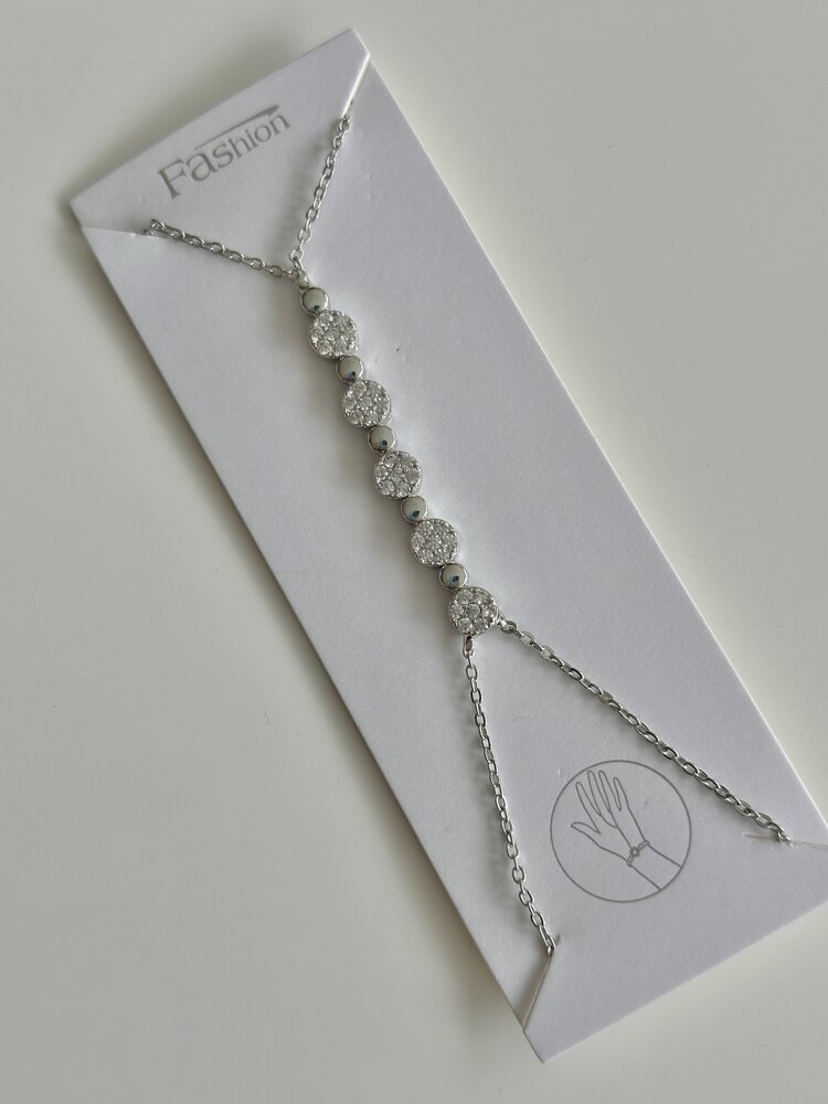 Silver Çiçek  Şahmeran Bileklik 