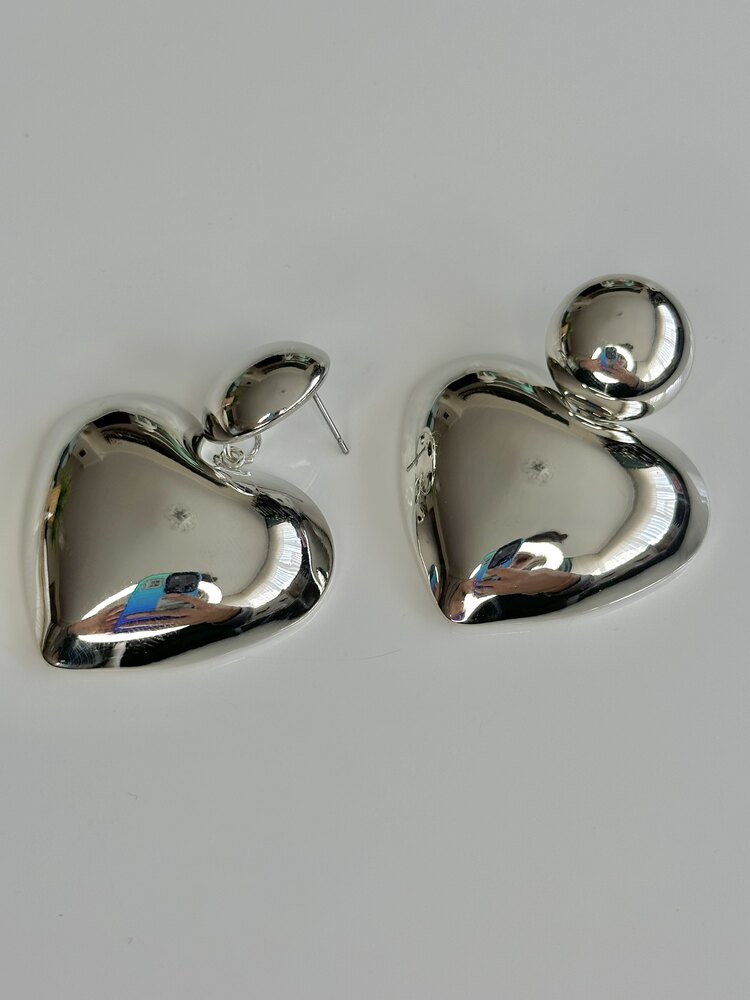 Silver Kalp Plaka Küpe