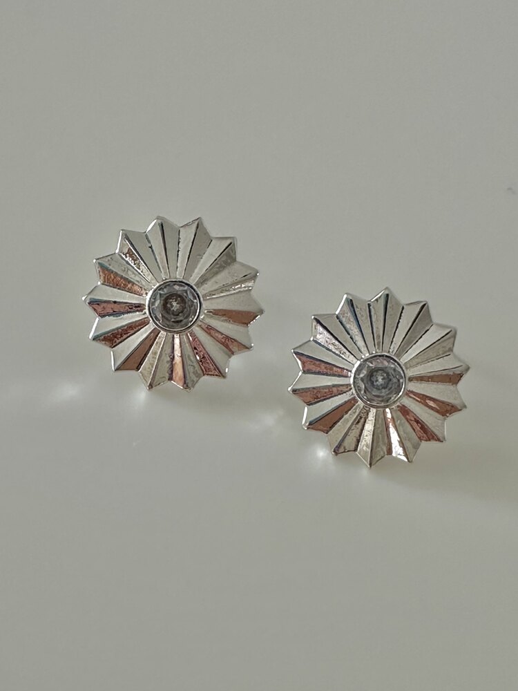 Orta Boy Silver Queen Küpe 