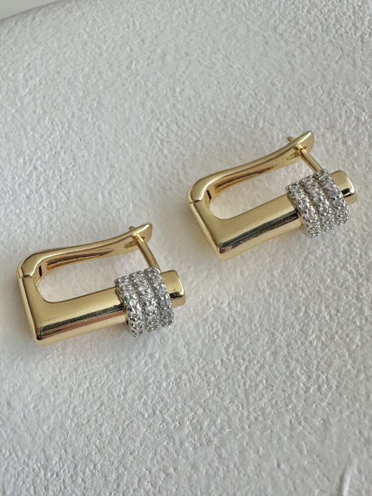 2 Renk Miyo Küpe 