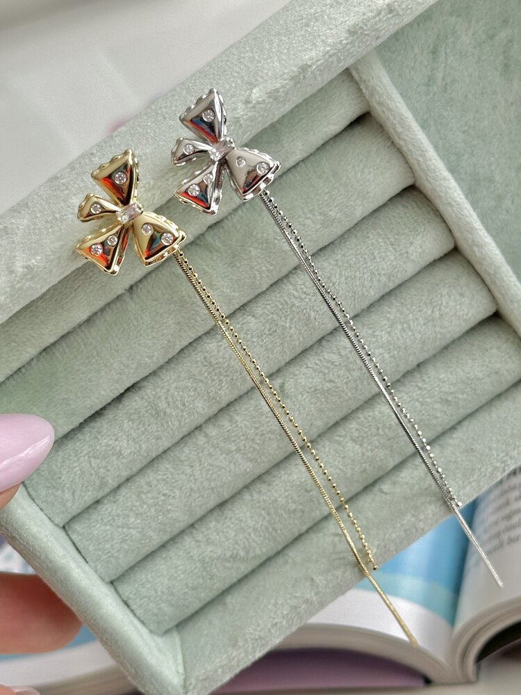 Silver Fiyonk Kıkırdak Küpe 