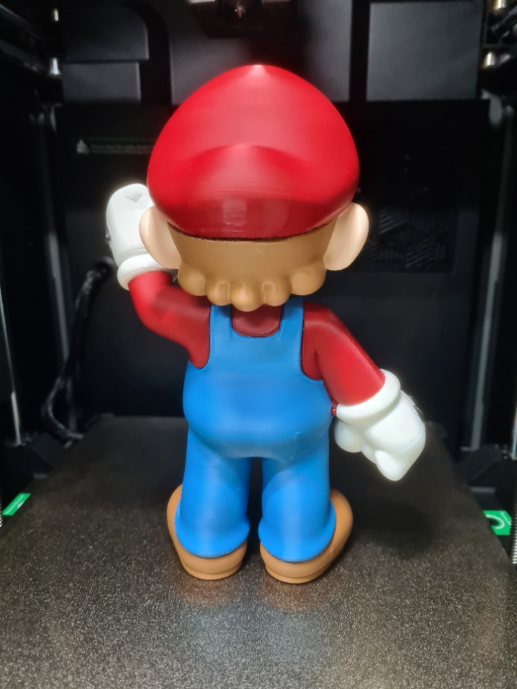 Retro Platform Mario Kahramanı Temalı 3D Baskı Dekor Figürü