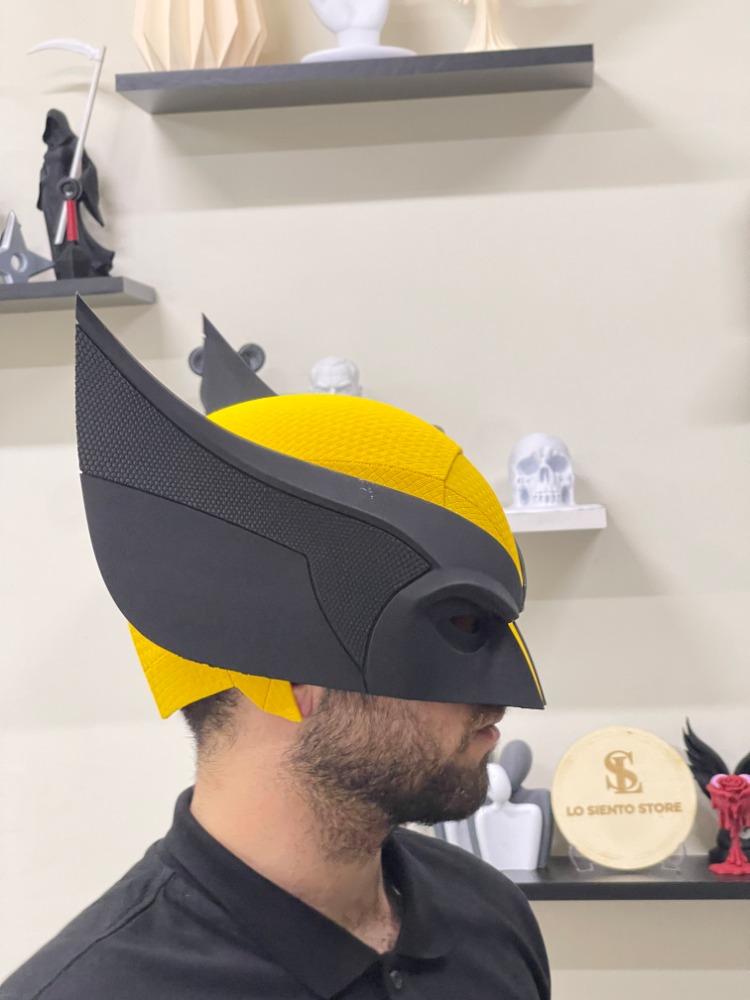 Wolverine Maskesi – 3D Baskı Cosplay & Koleksiyon Ürünü