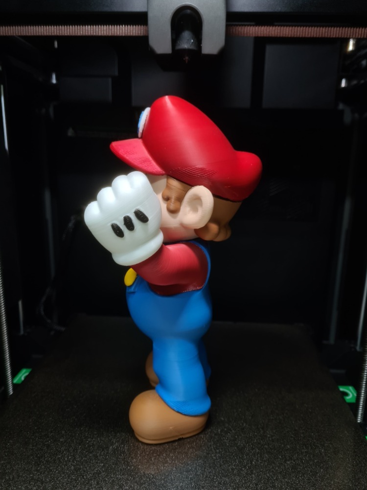 Retro Platform Mario Kahramanı Temalı 3D Baskı Dekor Figürü