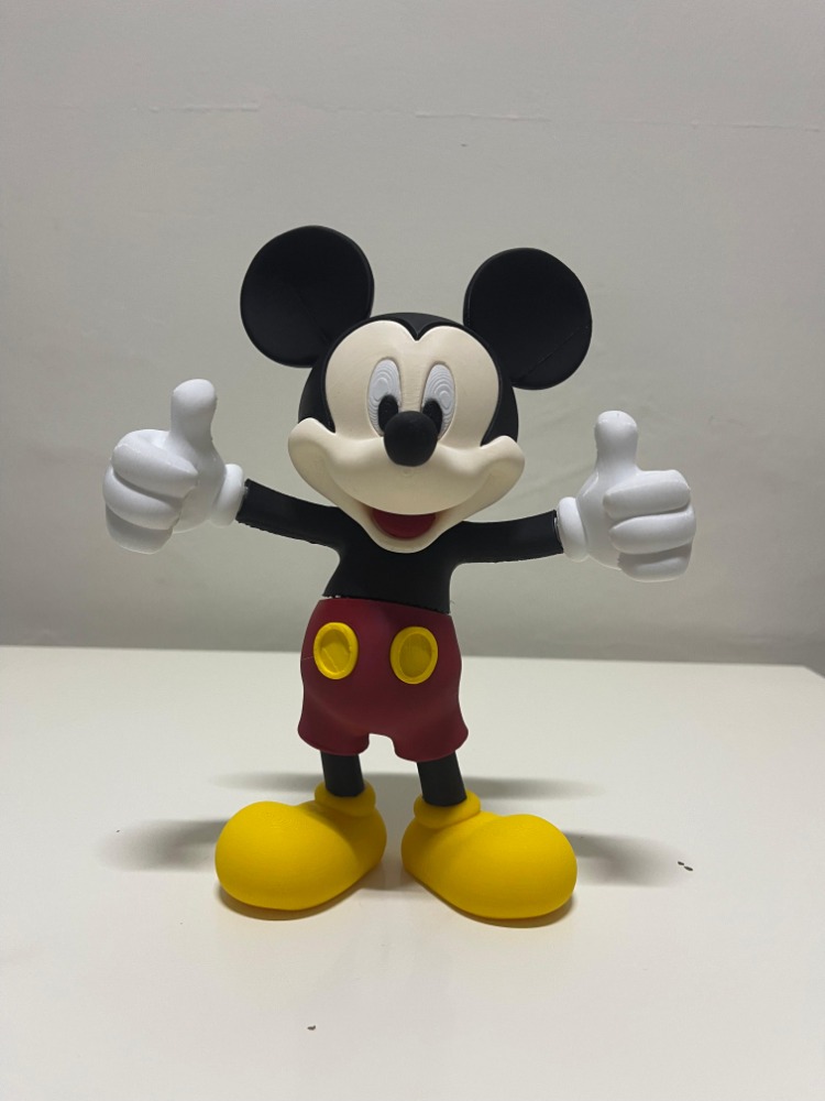 Mickey Mouse Figür Dekoratif Obje – 3D Baskı Modern Tasarım