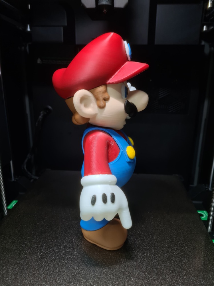 Retro Platform Mario Kahramanı Temalı 3D Baskı Dekor Figürü