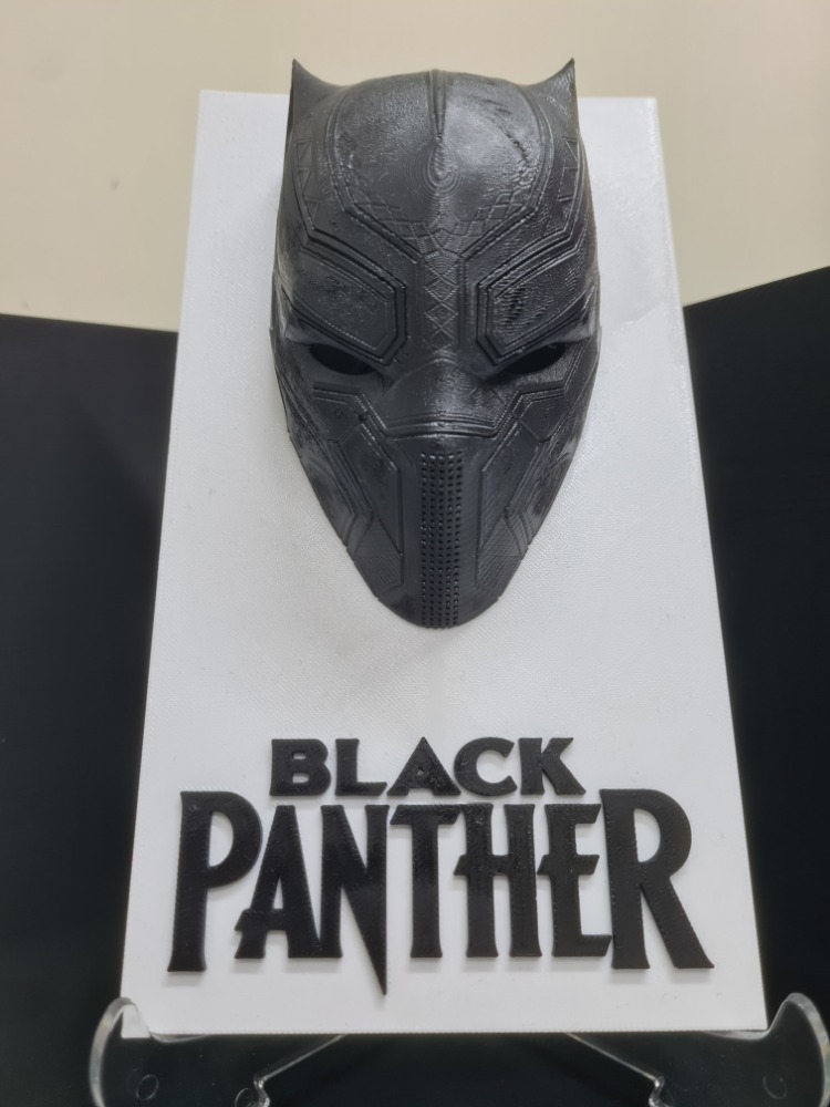 Black Panther Özel Tasarım 3D Kabartmalı Dekoratif Duvar Plakası / Tablo