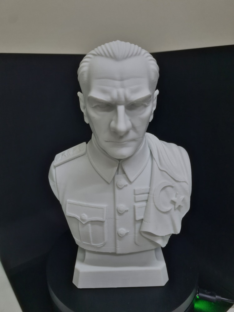 ATATÜRK Büstü | 3D Baskı Dekoratif Heykel |